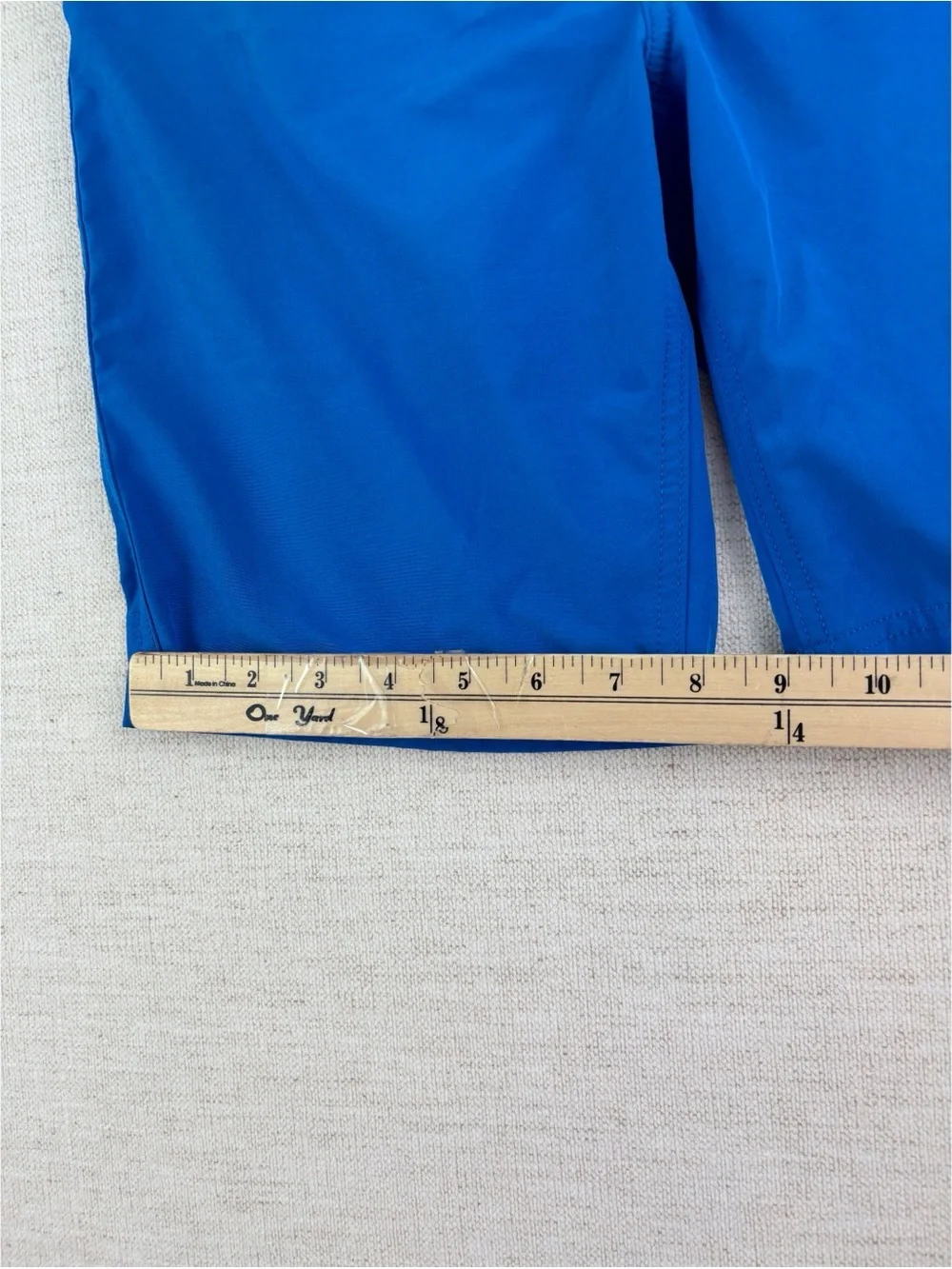 Crewcuts Boys' size‎ 12 striped swim Trunks blue and white